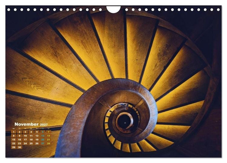 Produktbild: Stufe um Stufe - Treppen (Wandkalender 2027 DIN A4 quer), CALVENDO Monatskalender