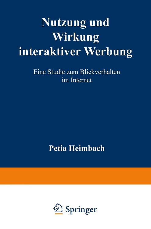 Produktbild: Nutzung und Wirkung interaktiver Werbung