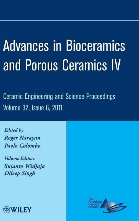 Produktbild: Advances in Bioceramics and Porous Ceramics IV