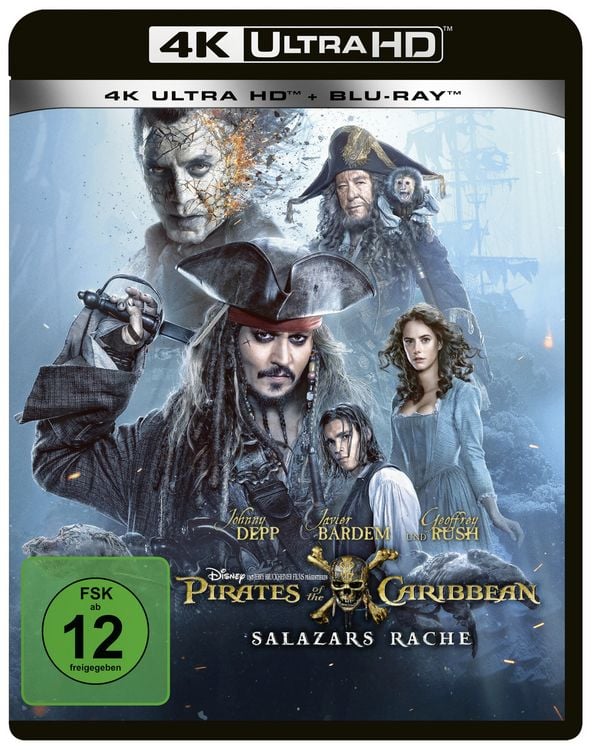Produktbild: Pirates of the Caribbean 5 - Salazars Rache (4K Ultra HD) (+ Blu-ray 2D)