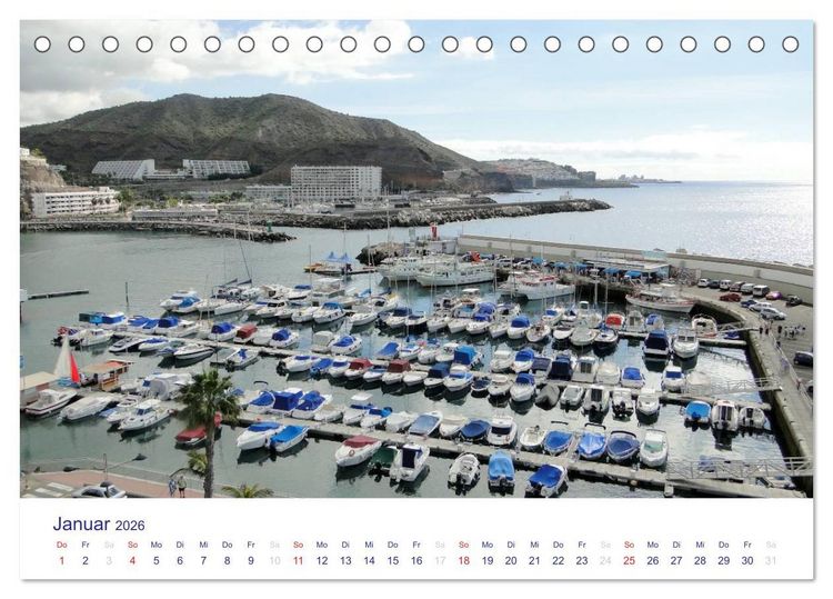 Produktbild: Die Canarischen Inseln - Gran Canaria (Tischkalender 2026 DIN A5 quer), CALVENDO Monatskalender