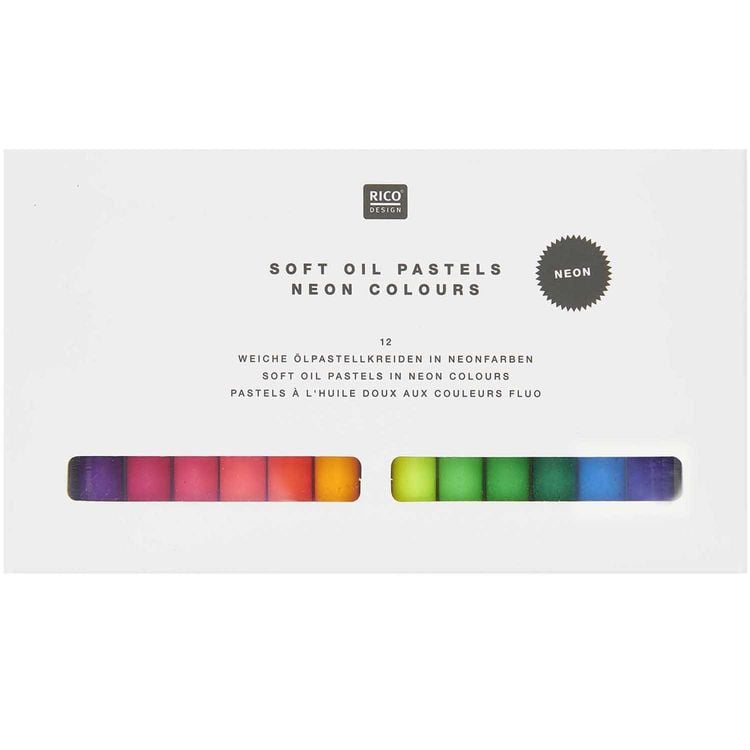 Produktbild: &Ouml;lpastellkreide Neonfarben, 12 Farben