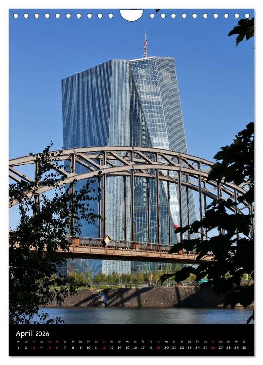 Produktbild: Frankfurt Highlights (Wandkalender 2026 DIN A4 hoch), CALVENDO Monatskalender