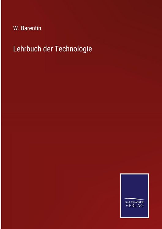Produktbild: Lehrbuch der Technologie
