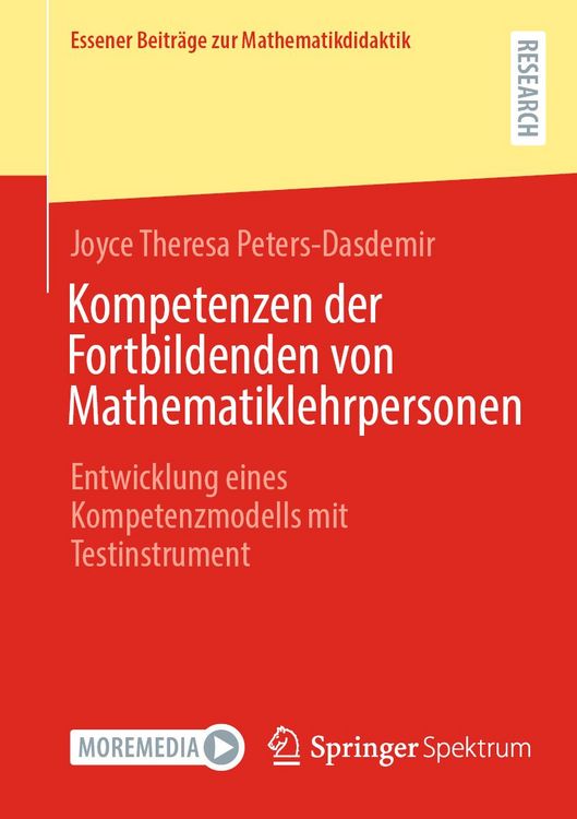 Produktbild: Kompetenzen der Fortbildenden von Mathematiklehrpersonen