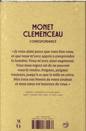 Produktbild: Monet-Cl&eacute;menceau : correspondance
