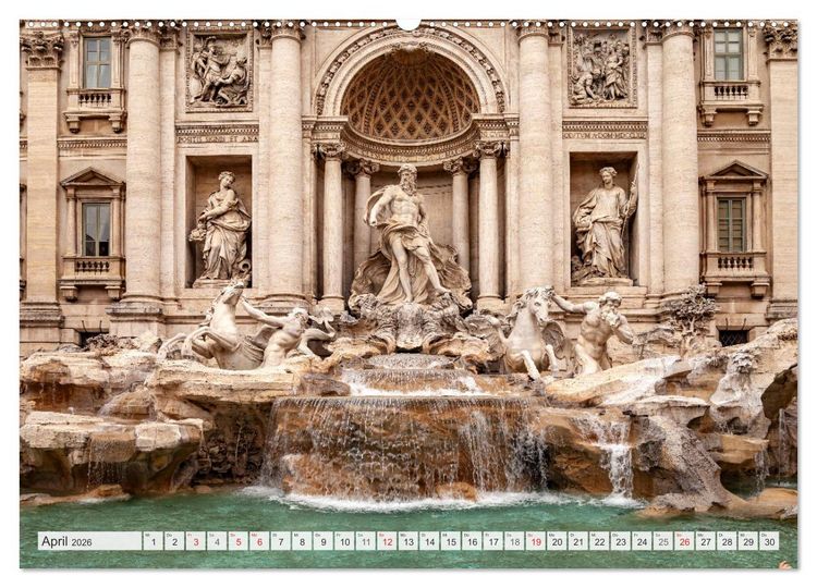 Produktbild: Italien - Rom (hochwertiger Premium Wandkalender 2026 DIN A2 quer), Kunstdruck in Hochglanz