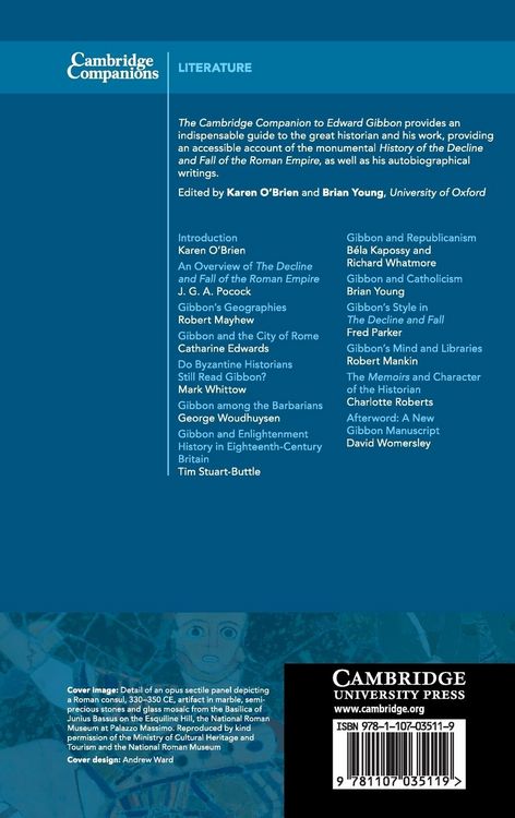 Produktbild: The Cambridge Companion to Edward Gibbon