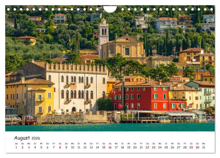 Produktbild: Malcesine am Gardasee (Wandkalender 2026 DIN A4 quer), CALVENDO Monatskalender