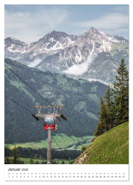 Produktbild: Bergsommer im Tannheimer Tal (hochwertiger Premium Wandkalender 2026 DIN A2 hoch), Kunstdruck in Hochglanz