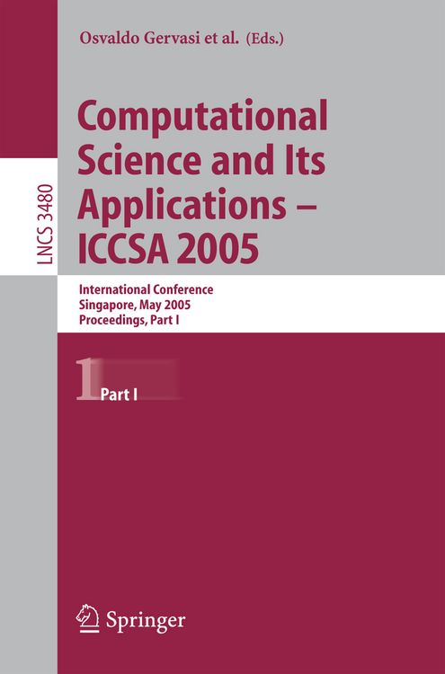 Produktbild: Computational Science and Its Applications - ICCSA 2005