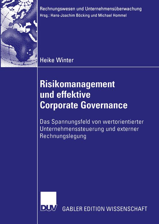 Produktbild: Risikomanagement und effektive Corporate Governance