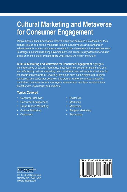 Produktbild: Cultural Marketing and Metaverse for Consumer Engagement