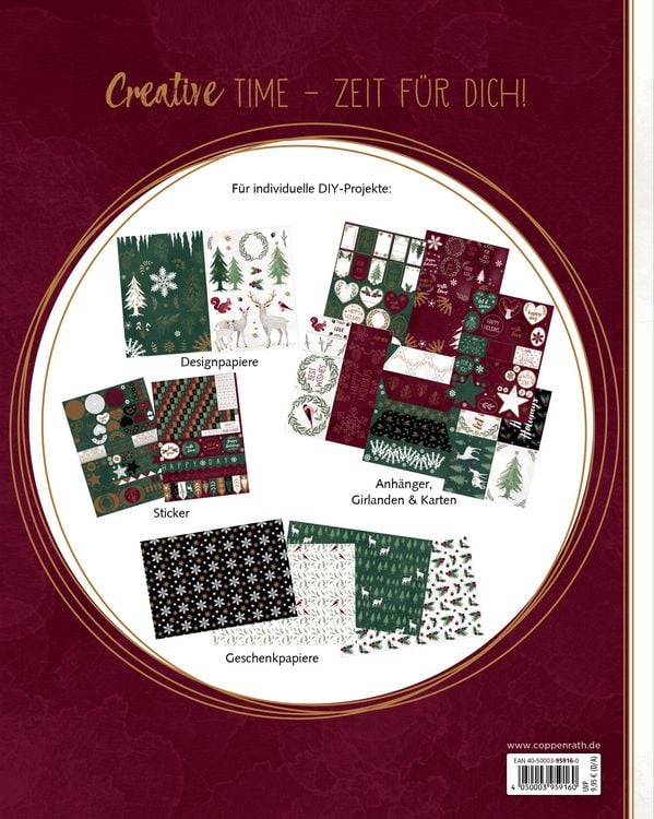 Produktbild: Designpapier-Kreativbuch Magic Winter