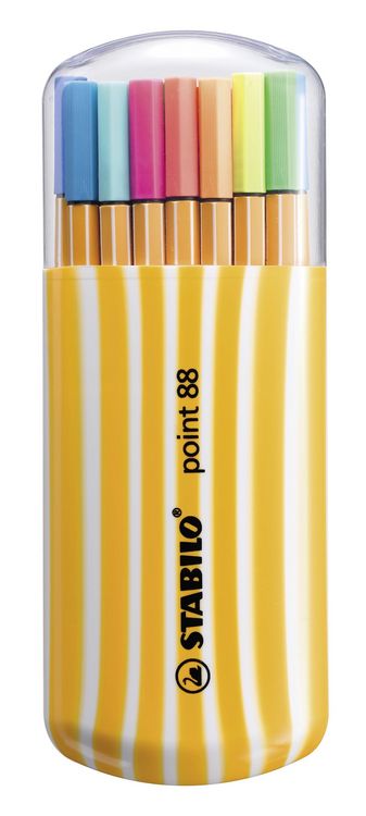 Produktbild: STABILO Fineliner point 88, 20er Zebrui Neon