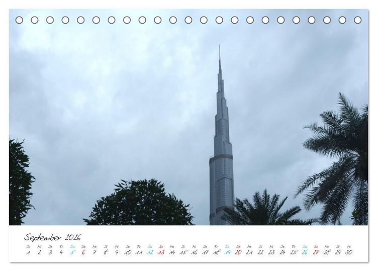 Produktbild: Dubai, die Stadt der Superlative. (Tischkalender 2026 DIN A5 quer), CALVENDO Monatskalender