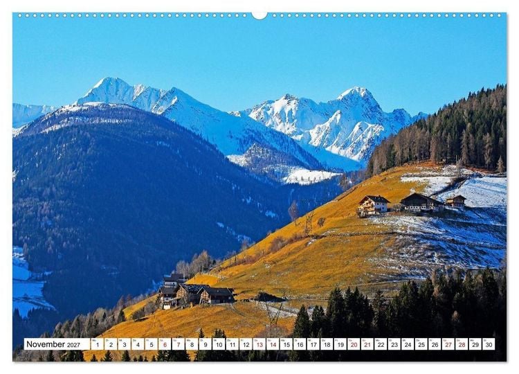 Produktbild: S&uuml;dtirol, das Ultental Traumhafte Landschaften (Wandkalender 2027 DIN A2 quer), CALVENDO Monatskalender