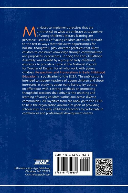Produktbild: Perspectives and Provocations in Early Childhood Education