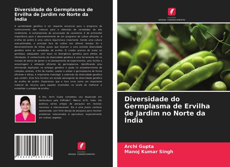 Produktbild: Diversidade do Germplasma de Ervilha de Jardim no Norte da &Iacute;ndia