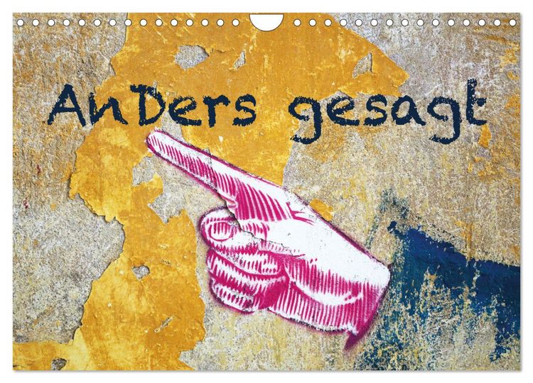 Produktbild: Anders gesagt (Wandkalender 2026 DIN A4 quer), CALVENDO Monatskalender