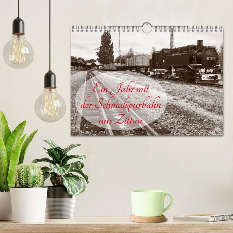 Produktbild: Ein Jahr mit der Schmalspurbahn aus Zittau (Wandkalender 2026 DIN A4 quer), CALVENDO Monatskalender