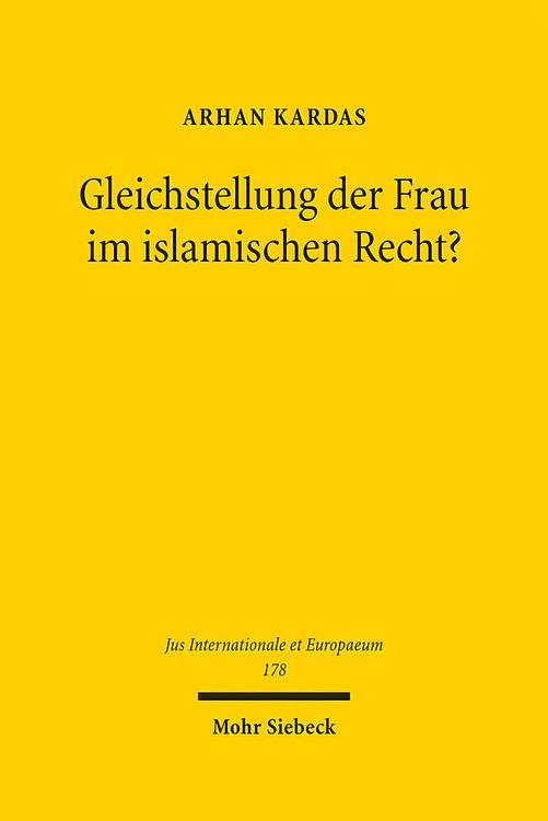 Produktbild: Kardas, A: Gleichstellung der Frau im islamischen Recht?