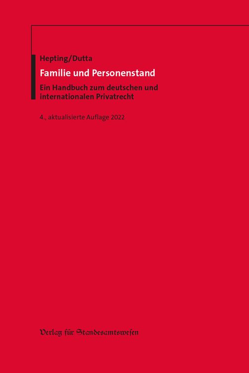 Produktbild: Familie und Personenstand