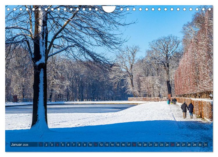 Produktbild: Barockgarten Zabeltitz (Wandkalender 2026 DIN A4 quer), CALVENDO Monatskalender