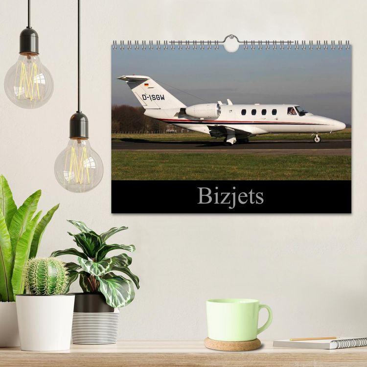 Produktbild: Bizjets (Wall Calendar 2026 DIN A4 landscape), CALVENDO 12 Month Wall Calendar
