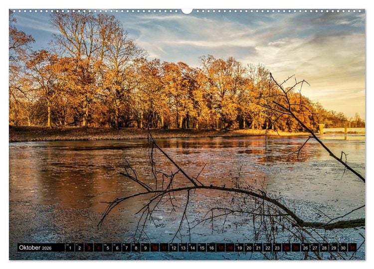 Produktbild: Leipzig Kalender Perspektiven (Wandkalender 2026 DIN A2 quer), CALVENDO Monatskalender
