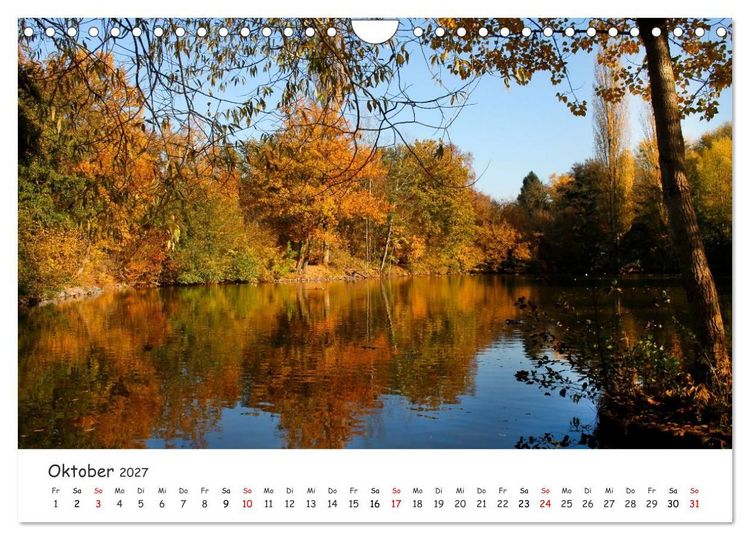 Produktbild: Facettenreiches Dreieich (Wandkalender 2027 DIN A4 quer), CALVENDO Monatskalender