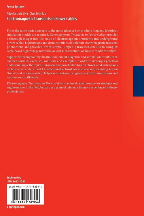 Produktbild: Electromagnetic Transients in Power Cables