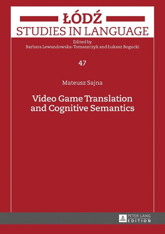 Produktbild: Video Game Translation and Cognitive Semantics