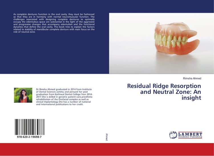 Produktbild: Residual Ridge Resorption and Neutral Zone: An insight