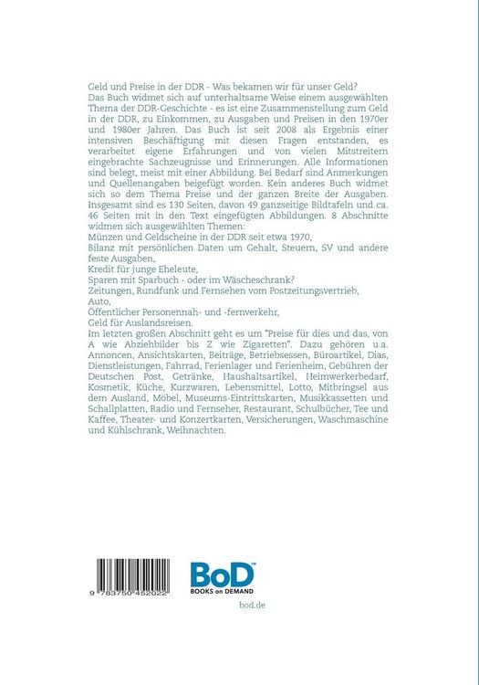 Produktbild: Geld und Preise in der DDR - Was bekamen wir f&uuml;r unser Geld?