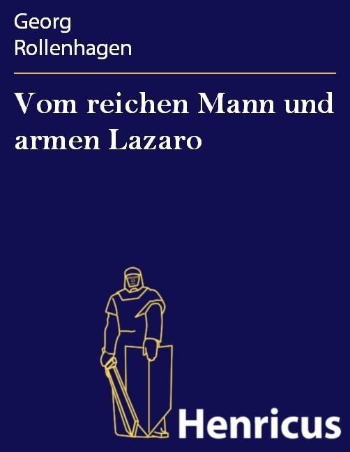 Produktbild: Vom reichen Mann und armen Lazaro
