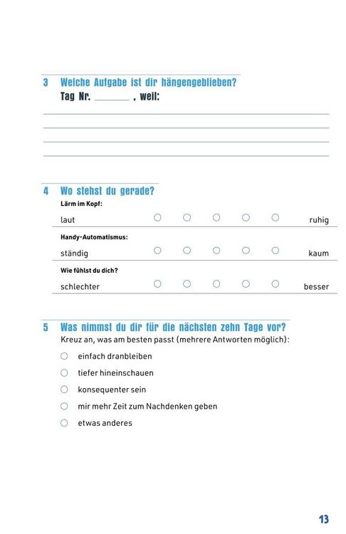 Produktbild: Journal Heft - Reset f&uuml;r deinen Kopf - Wer bist du ohne Handy?