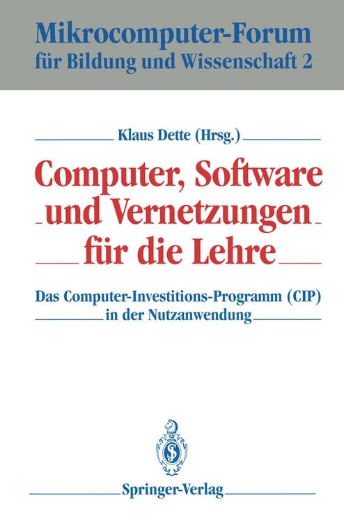 Produktbild: Computer, Software und Vernetzungen f&uuml;r die Lehre