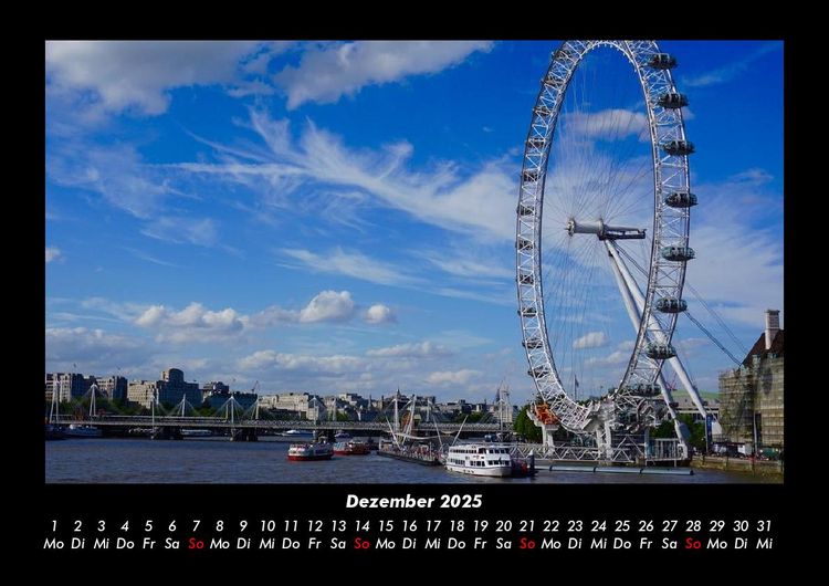 Produktbild: London - Impressionen 2025 Fotokalender DIN A3