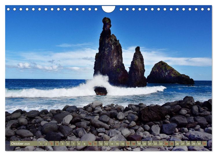 Produktbild: Erlebe mit mir Madeira (Wandkalender 2026 DIN A4 quer), CALVENDO Monatskalender