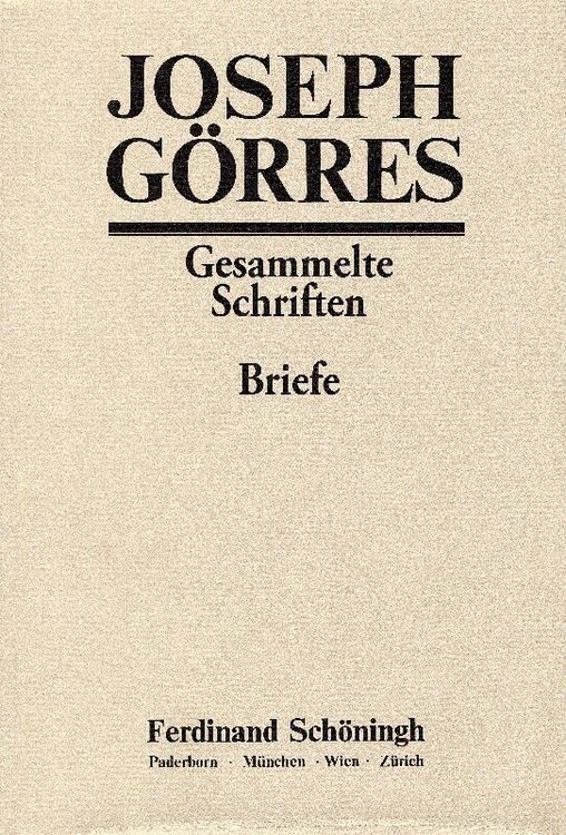 Produktbild: Briefe der M&uuml;nchener Zeit