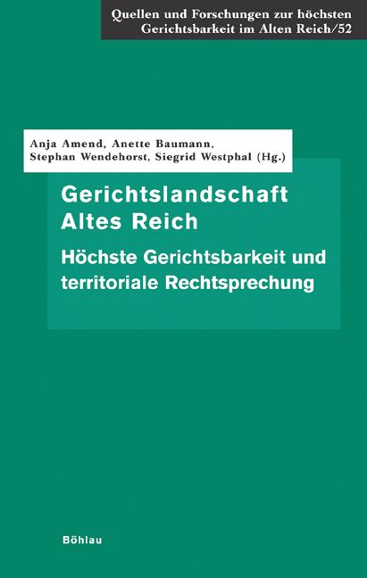 Produktbild: Gerichtslandschaft Altes Reich