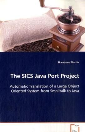 Produktbild: Martin Skarsaune: The SICS Java Port Project
