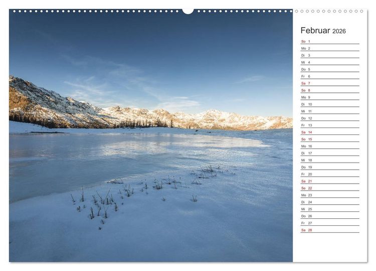 Produktbild: Bergseen im Ultental (hochwertiger Premium Wandkalender 2026 DIN A2 quer), Kunstdruck in Hochglanz