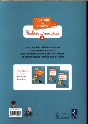 Produktbild: A l'&eacute;cole des albums CP, cycle 2 : cahier d'exercices 2