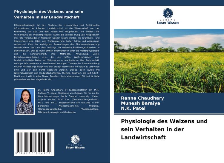 Produktbild: Physiologie des Weizens und sein Verhalten in der Landwirtschaft