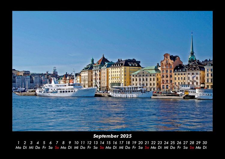 Produktbild: Boote 2025 Fotokalender DIN A3