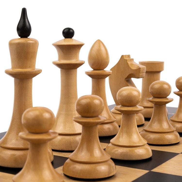 Produktbild: Philos 2530 - Schachset Gambit Deluxe, Feld 50 mm, Holz, Ferrer World-Class