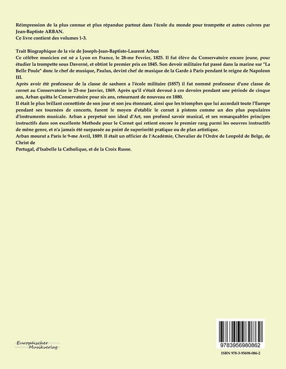 Produktbild: C&eacute;l&egrave;bre m&eacute;thode compl&egrave;te de trompette cornet &agrave; piston et saxhorn