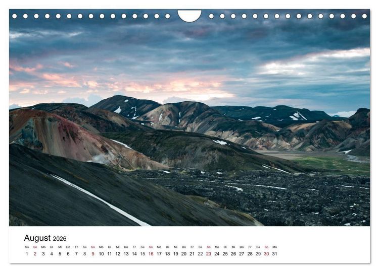 Produktbild: Island - rauhe Sch&ouml;nheit zum Verlieben (Wandkalender 2026 DIN A4 quer), CALVENDO Monatskalender